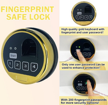 Load image into Gallery viewer, Electronic Safe Lock Biometric Fingerprint Password Function Safe Lock For Gun Safe Factory Price Electronic Digital Safe Lock
