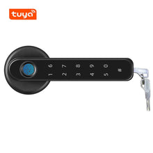 Load image into Gallery viewer, Bluetooth-compatible Electronic Door Lock USB Charging Door Knobs Lock with 2 Keys Lever Handle Lock Keyless Entry for Apartment
