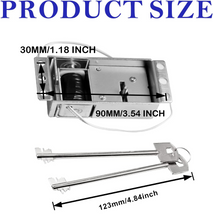 Load image into Gallery viewer, Solenoid Lock With 2 Master Override Keys Safe Lock Parts Replacement
