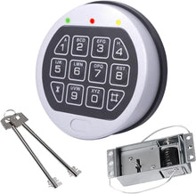 Load image into Gallery viewer, Replace La Gard Gun Safe Lock Electronic Solenoid Lock &amp; 2 Override Keys
