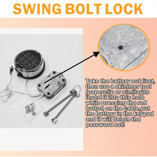 Load image into Gallery viewer, Digital Electronic Keypad Lock for Safes, Swing Bolt Gun Safe Lock Replacement, Time Delay Safe Lock Including 2 Emergency Keys for Locksmiths
